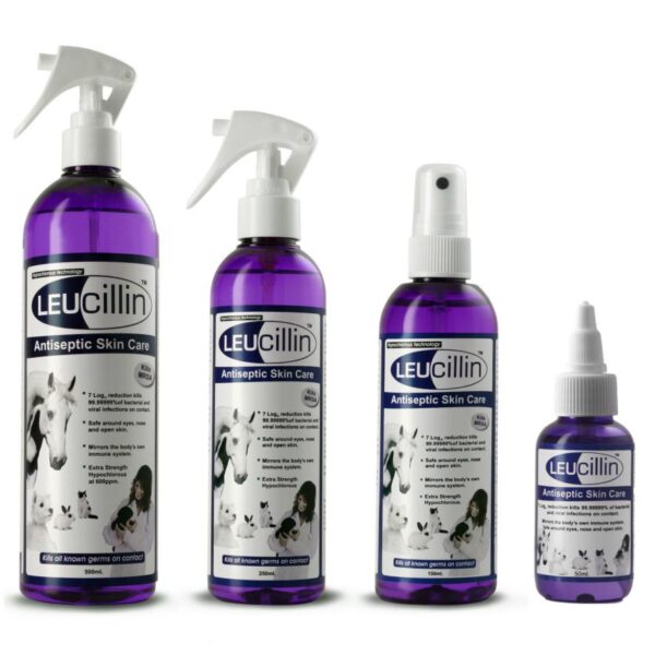 Leucillin Antiseptic Spray for Animal Wounds & Injuries